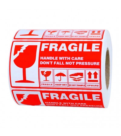 Fragile Label - 137 (500pcs/Roll) Fragile Label - 137 (500pcs/Roll)